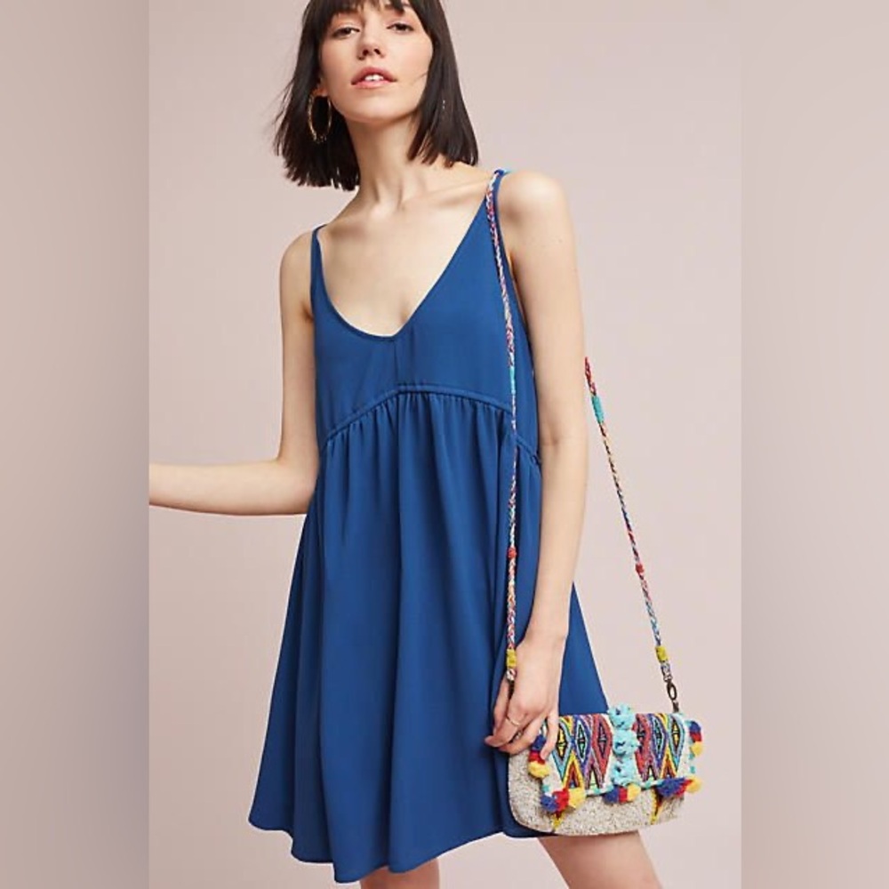 The Fifth Label Flowy Cinch Sides Spaghetti Strap Mini Dress XL